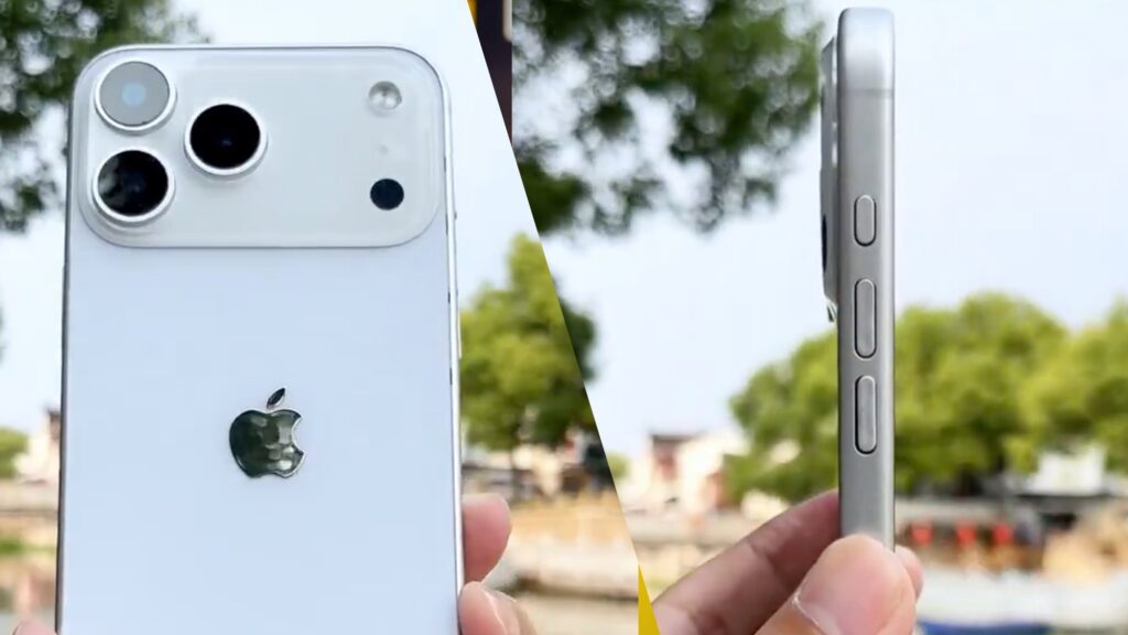 IPhone 17 Pro Max has just shown in the Hands on Video-and there is a big design trade IPhone 17 Pro Max has just shown in the Hands on Video-and there is a big design trade