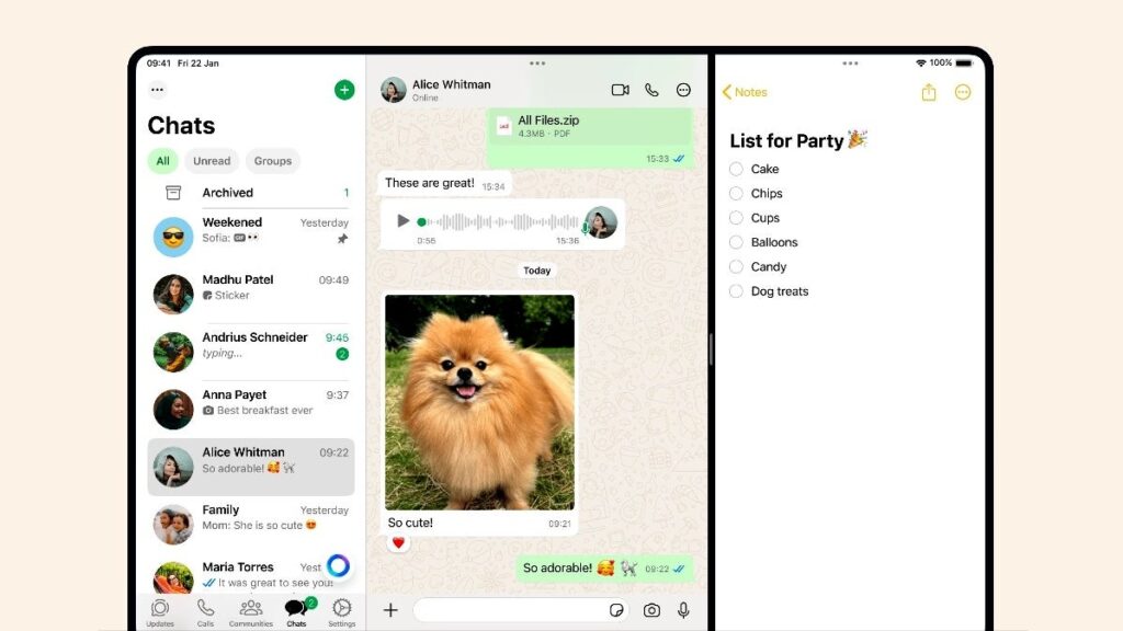 Meta Finally gives iPad users a better messaging experience with the ancestral WhatsApp app