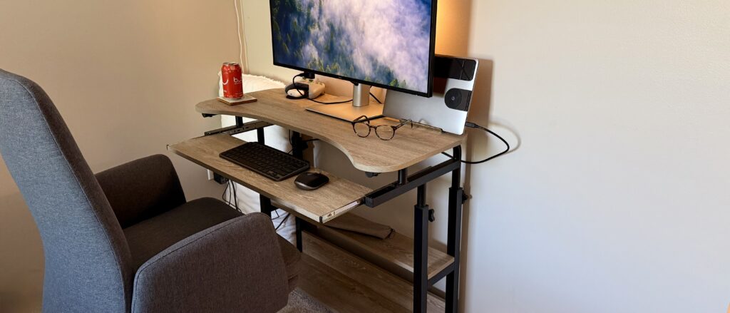 Mobile height adjusted desk review