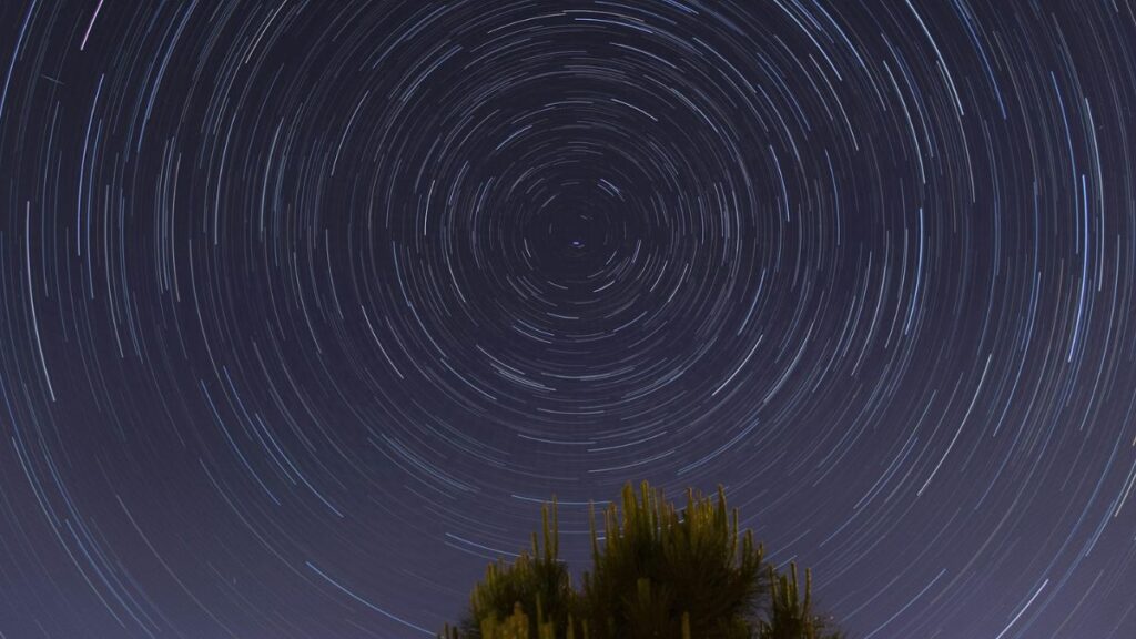 Polaris was not always the North Star: How the Earth’s rotation moves the heavenly pole