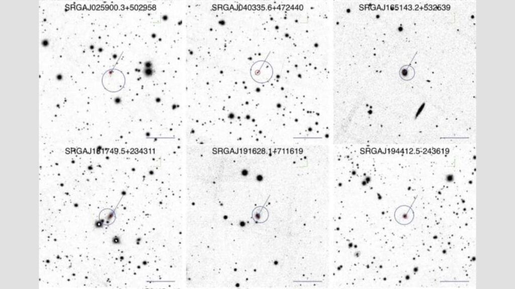 Russian researchers discovered 11 new active galaxy nuclei in the SPEKTR-RG X-Ray survey