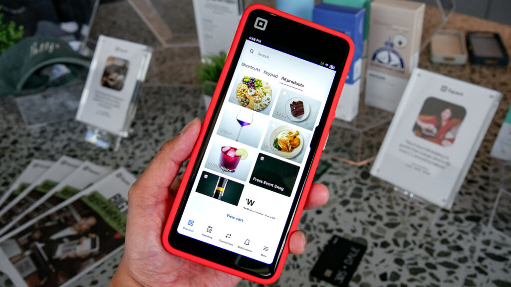 Square handheld is a dream of a waiter. And this is something I wish I had 20 years ago