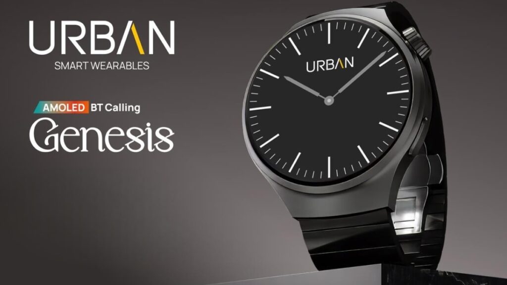 Urban Genius Smart Watch with 1.45 -inch AMOLED Display, India launched battery life for 7 days in India