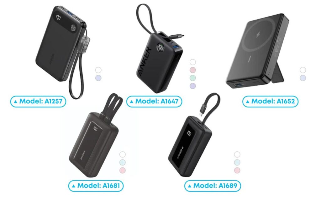 Ankar issues another memory for multiple power banks that are at risk of fire protection