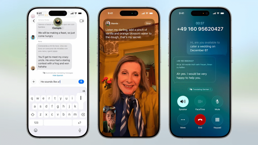 Apple introduces AI -driven direct translation tools in WWDC 2025