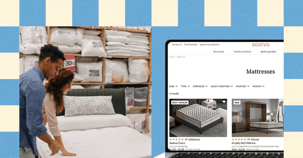 Buying mattress: In the store or online?