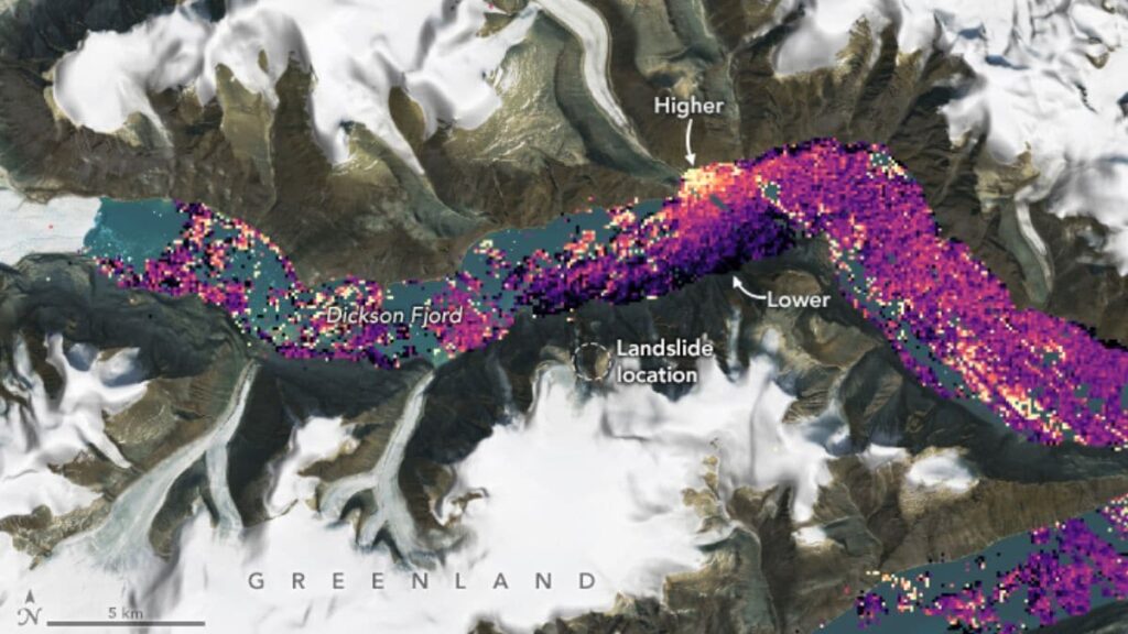 Earthquake Mystery Solution: NASA’s SWOT satellite detects Greenland Mega Sansamis