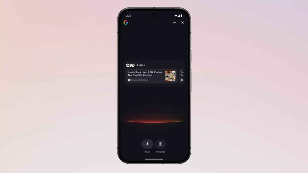 Google Search AI format gets sticky with its new search feature