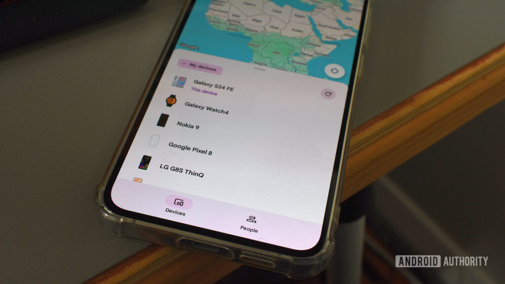 Google fully found Hub Reberind when finding my device disappears from Android settings