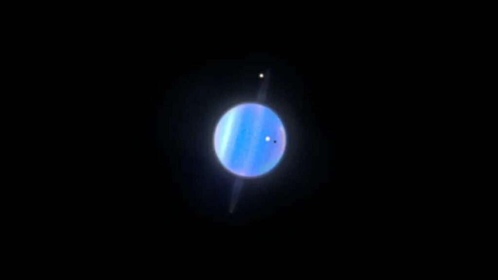 Hubble finds cosmic dust coating the moon of the Uranus, no radiation stains Hubble finds cosmic dust coating the moon of the Uranus, no radiation stains