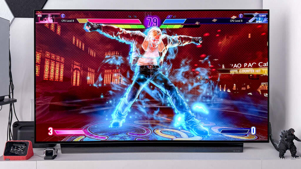 I review the gaming monitor, but I like to play games on my LG OLED TV – why here