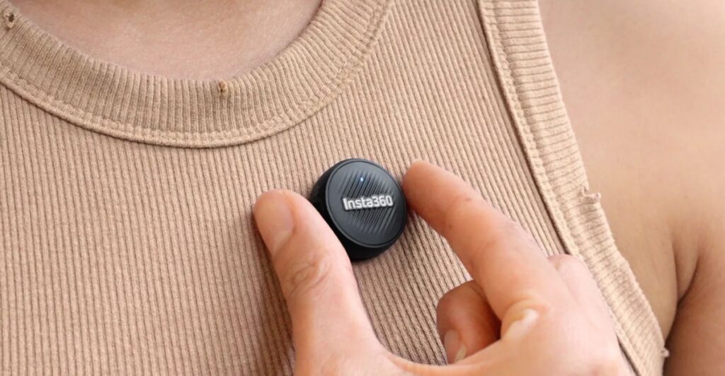 Insta 360’s new wireless mic Air does not look bigger than Apple Air Tag