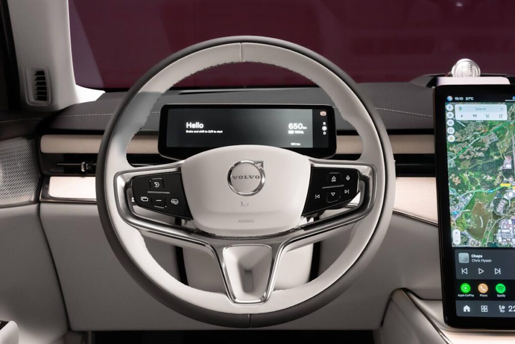 Introducing the first multi -adaptive set belt technology on Volvo EX60 EV