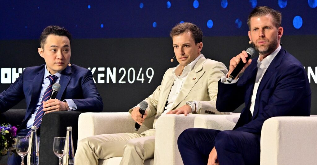 Justin Sun took the Crypto Company Public – allegedly with the help of Trump’s family