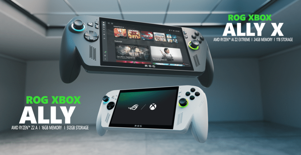 Microsoft and ASUS announce two Xbox Allied handhelds with new Xbox Phil Screen experience
