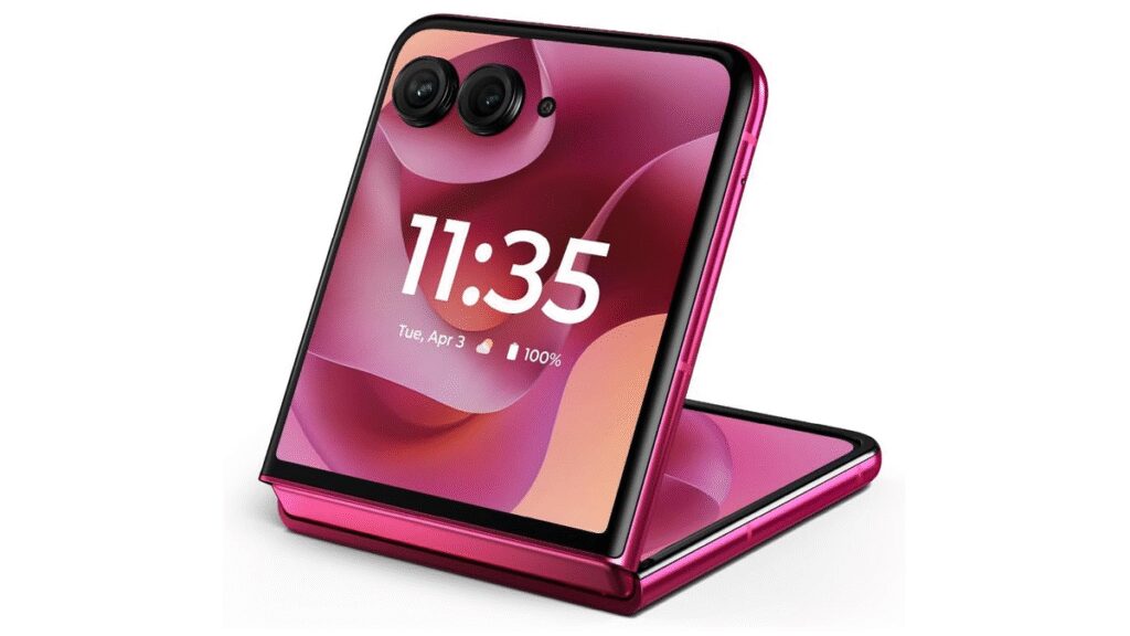 Motorola Razr+ (2025) Sizing in Amazon with a discount of 300