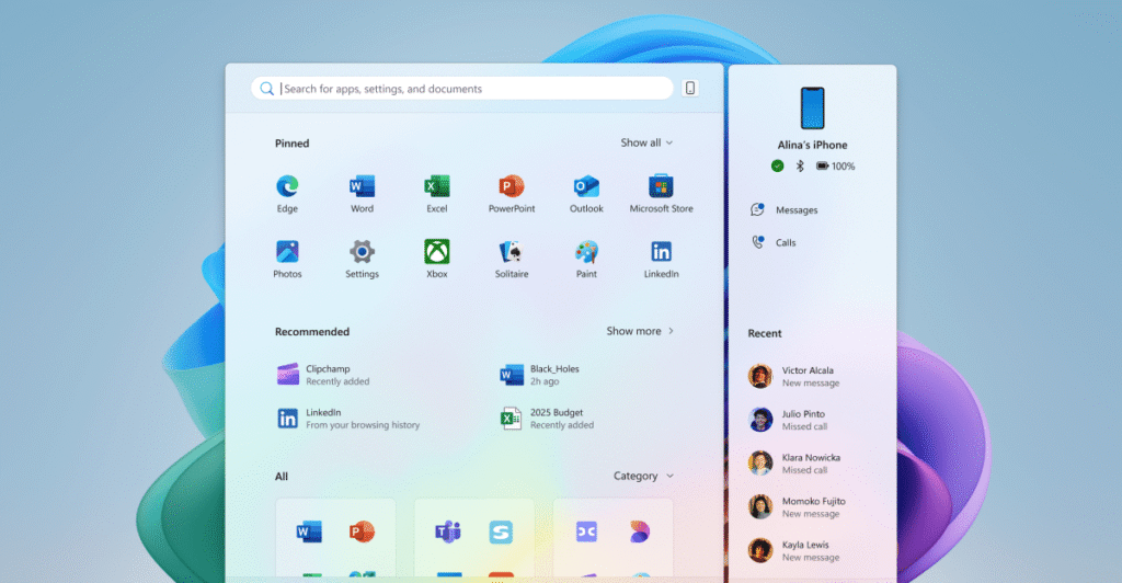 Now you can try the new start menu of Microsoft for Windows 11