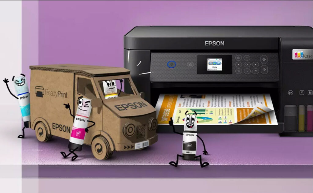 Printing with Epson Subscription Plan that provides printer and ink together