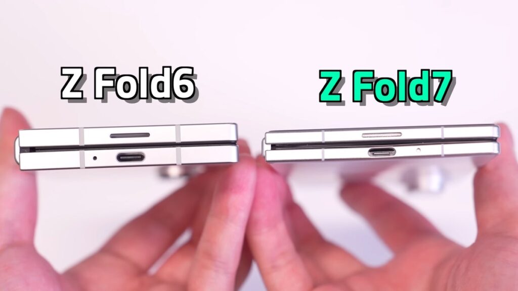 Samsung Galaxy Z Fold 7 Fold 6 looks ancient