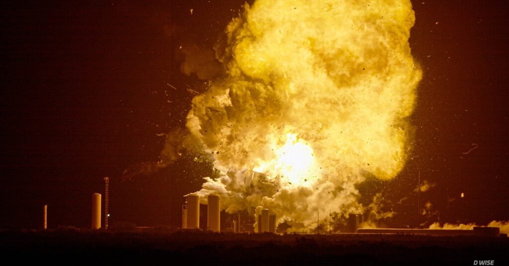 The latest Space X -Starship explosion ‘Major irregularities’