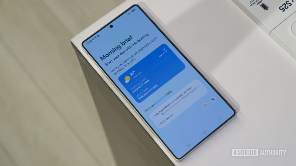 The next feature of the Samsung Now Brief is a one for the hydro hoses