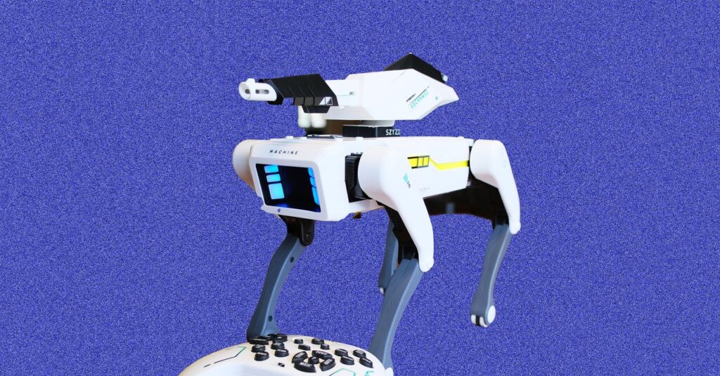 We bought a ‘urine’ robot attack dog from the tamo. It was even more amazing than expected