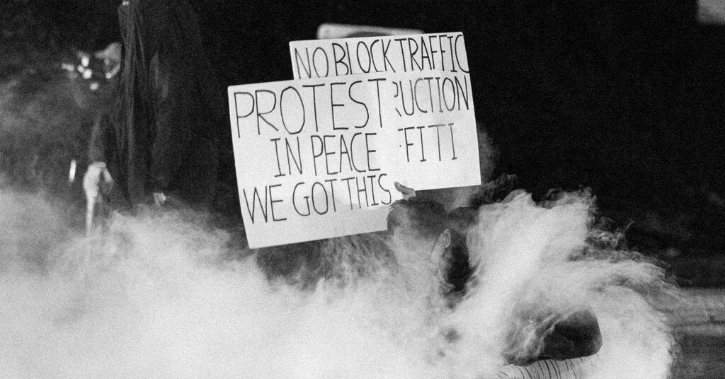 What do the human body do tear gas and rubber pills