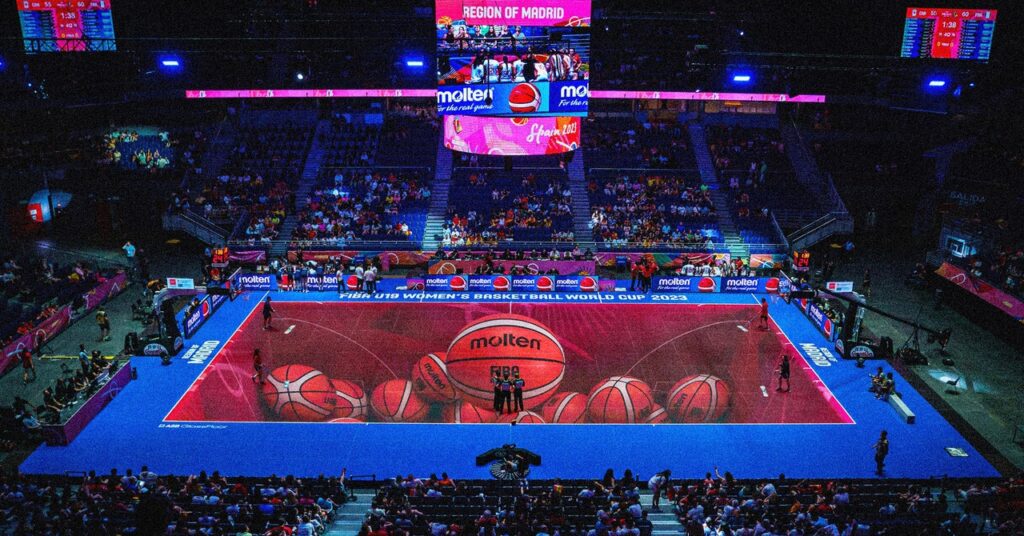 Who knew that basketball needed interactive LED floors?