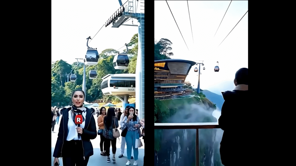 AI is cheating people to travel to places that are not present, and we all need to learn LEARN to avoid these scams