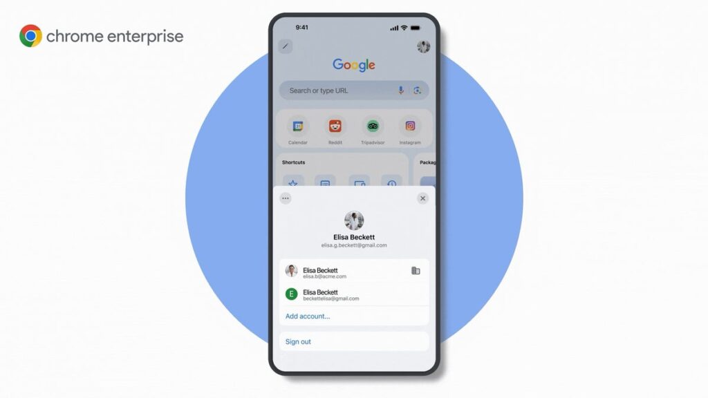Google Chrome’s iPhone update makes easy switching between work and personal browsing