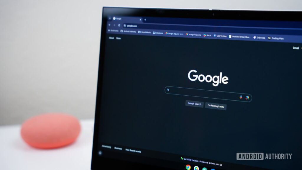 Google is checking different things from the wall of search links