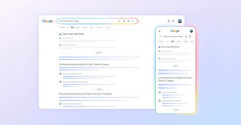 Google reassembles search results with its new AI-Curated ‘Web Guide’