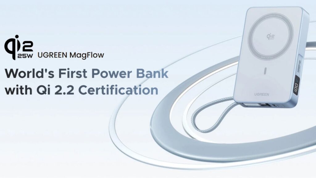 Here is the first QI2.2 wireless power bank that has a speed and much more Here is the first QI2.2 wireless power bank that has a speed and much more