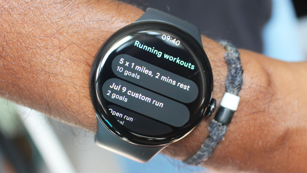 How to make custom running workout on Google Pixel Watch 3