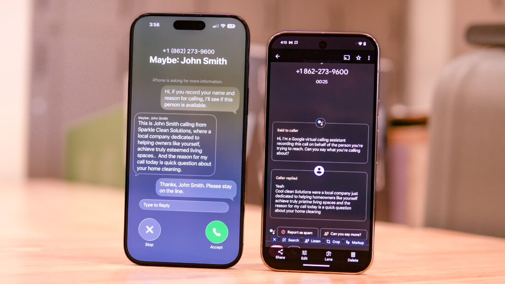 I tested call screening on iOS 26 vs Android 16 – and is a clear winner
