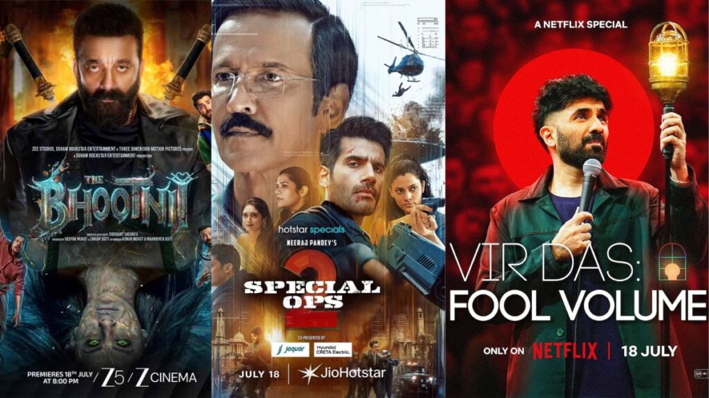 Ot this week (July 14 to July 20) released: Special Ops Season 2, Bhutani, Bharawam, without name, and more