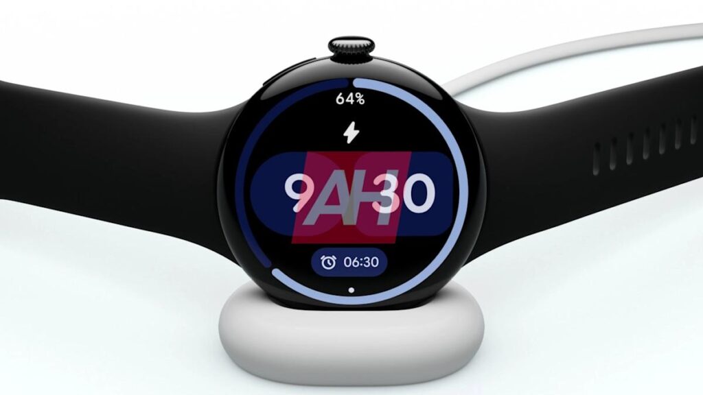 Pixel Watch 4 can charge through a wireless charging stand