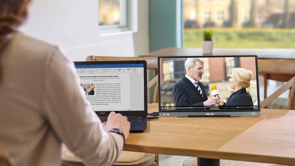 This is 15.6 -inch asus Zen screen portable monitor on sale!