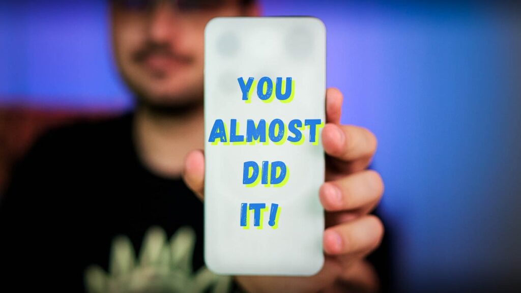 This phone could have been a bold new flag we needed to be we needed