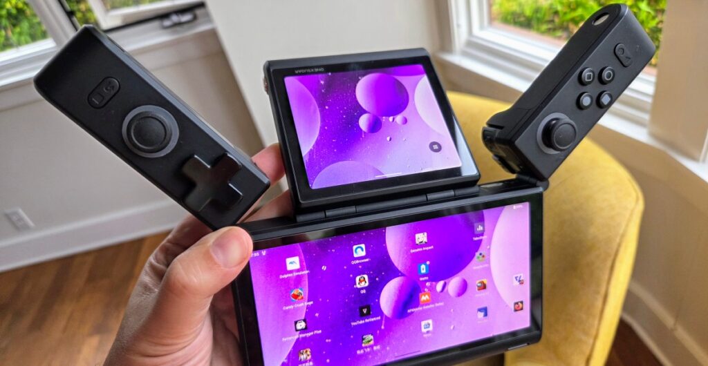 Vinksigar: Play with the first double -screen transforming handheld