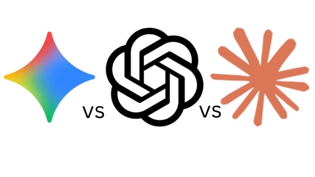 Chat GPT vs Gemini vs Claude: The Best AI Chat Boat for everyday use