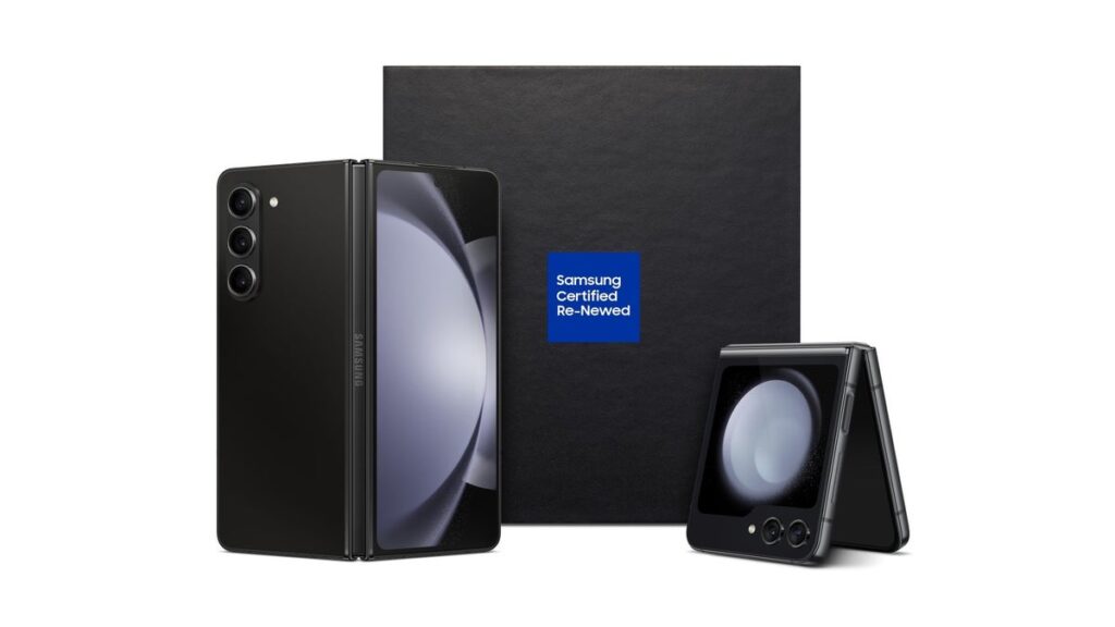 For the first time, now you can get a certified Navade foldable recruitment directly from Samsung