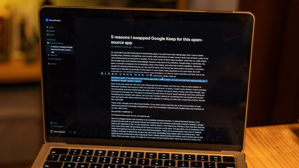For this open source app I changed Google 5 reasons
