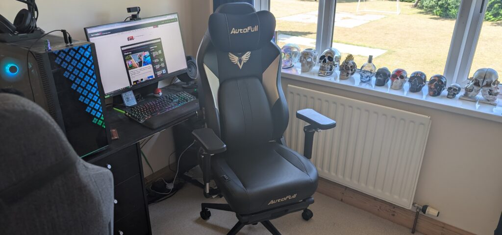 I was sitting in the middle of the heatwave to the butt cooling Auto-M6 ultra gaming chair-but have he really kept my Bannu pepper?