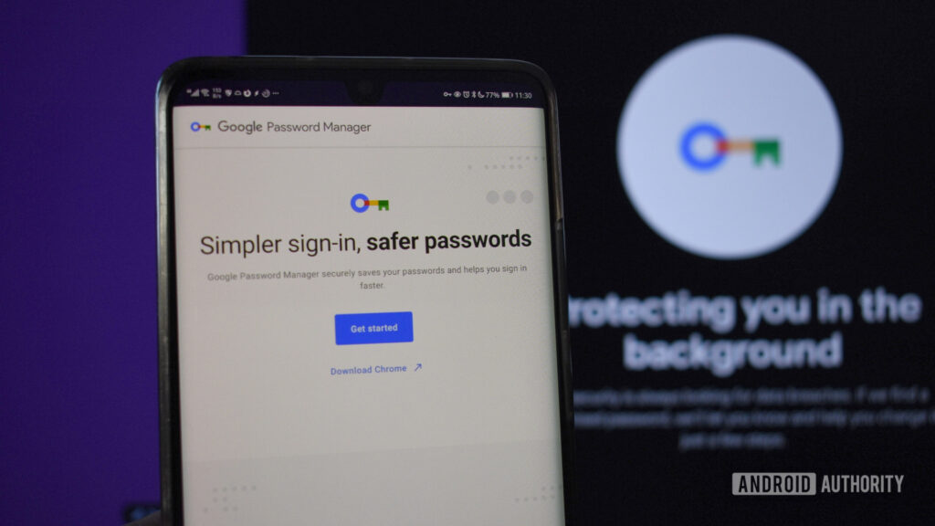 Is the password manager app? You are probably not using it right