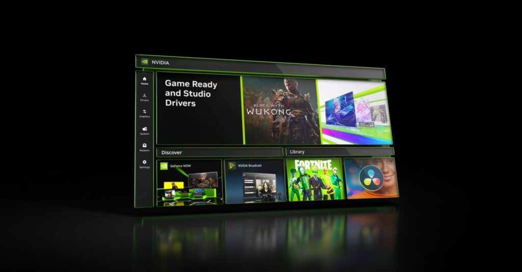 NVIDIA app features global DLSS Over Ride and More Control Panels