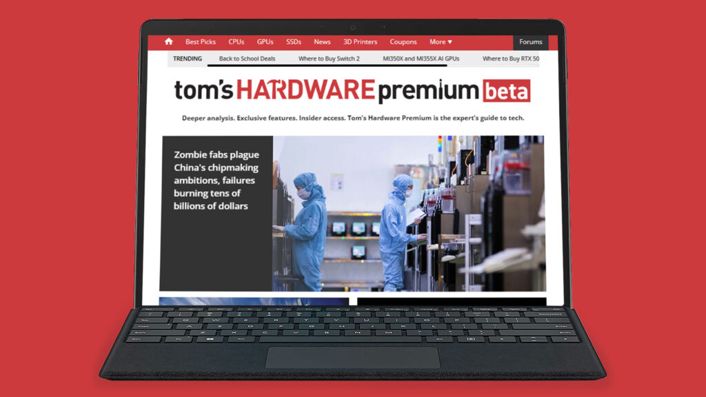 Sign up to Tom’s Hardware Premium Beta for special content now