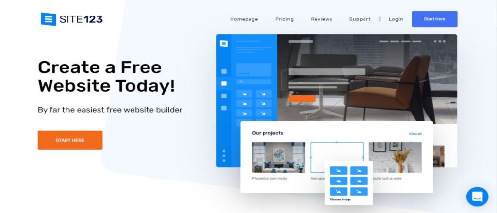 Site 123 Website Builder Review | Ticker