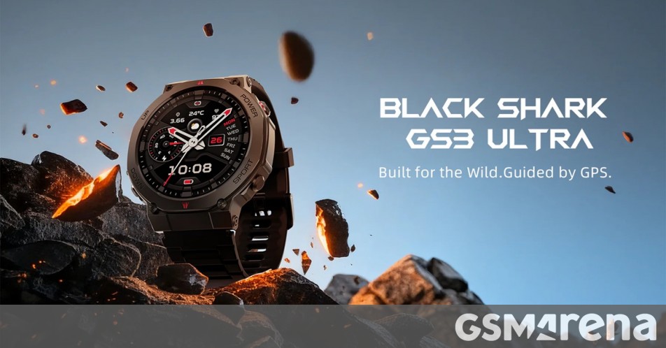 The Black Shark GS3 Ultra arrives with an IP69K rating, dual-band GPS, and 18-day battery life. The Black Shark GS3 Ultra arrives with an IP69K rating, dual-band GPS, and 18-day battery life.